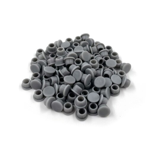 Lamello Clamex Abdeckkappe, 100 Stück, RAL 7040 fenstergrau