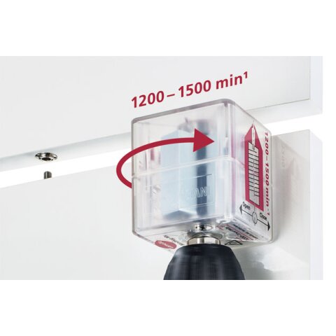 Lamello Invis Mx2 Verbinder-Set mit Eindrehmutter 14mm 20 Paar