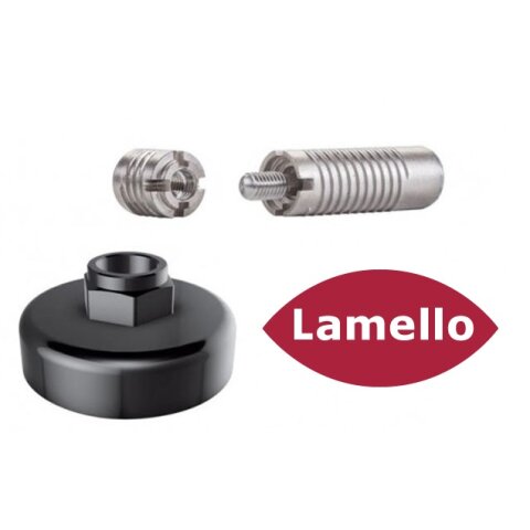 Lamello Invis Mx2 Verbinder-Set mit Eindrehmutter 14mm,...