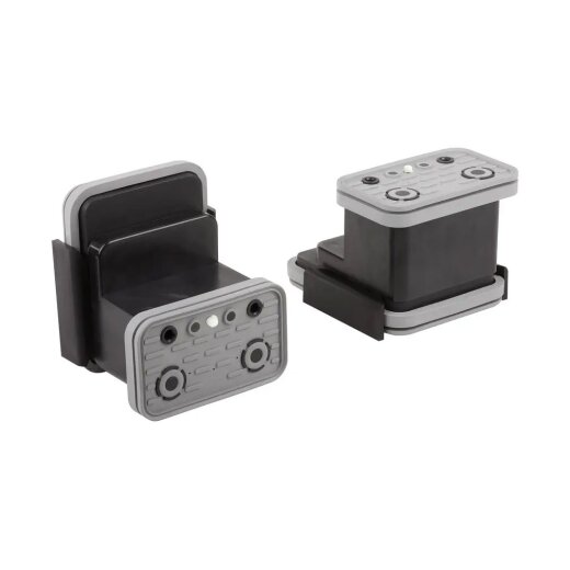 Schmalz Blocksauger VCBL-K2 125 x 75 mm, Höhe 100 mm, quer für Schmalteile, mit Tastventil