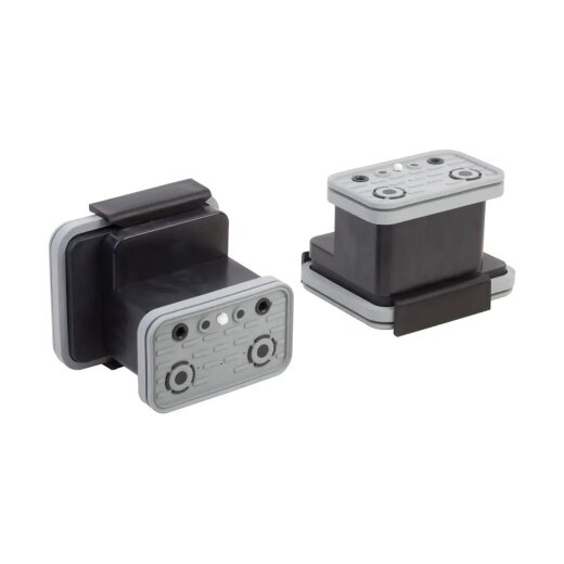 Schmalz Blocksauger VCBL-K2 125 x 75 mm, Höhe 100 mm, längs für Schmalteile, mit Tastventil