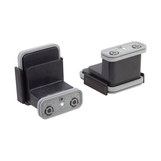 Schmalz Blocksauger VCBL-K2 120 x 50 mm, Höhe 100 mm, quer für Schmalteile, mit Tastventil