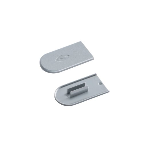 Lamello Cabineo Abdeckkappe, 100 Stück, RAL 7040 fenstergrau