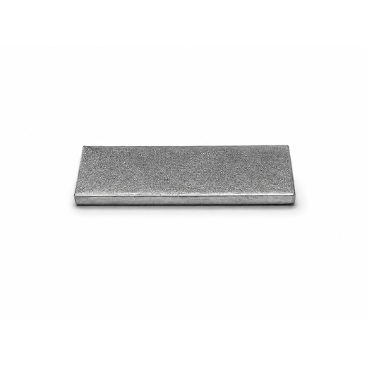 Alu-Blech 3x20x50mm, trovalisiert - 396120