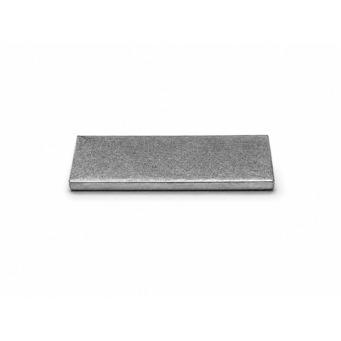 Alu-Blech 3x20x50mm, trovalisiert - 396120
