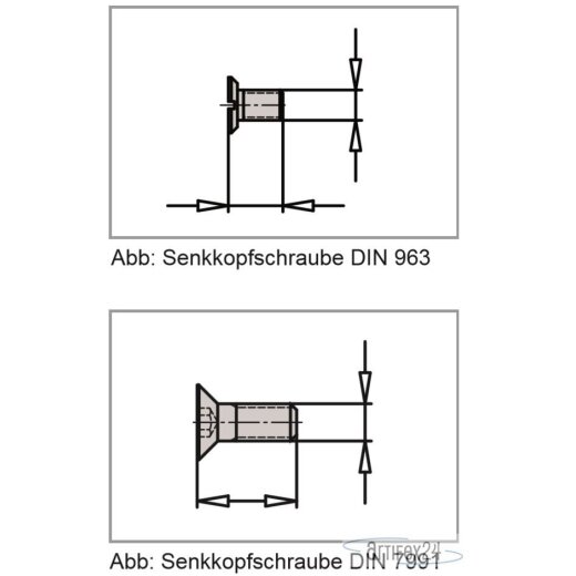 AKE Schauben DIN963 M05X006-4.8 VERZ - 10119194