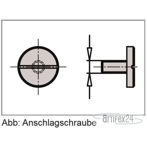 AKE Anschlagschraube M05X10