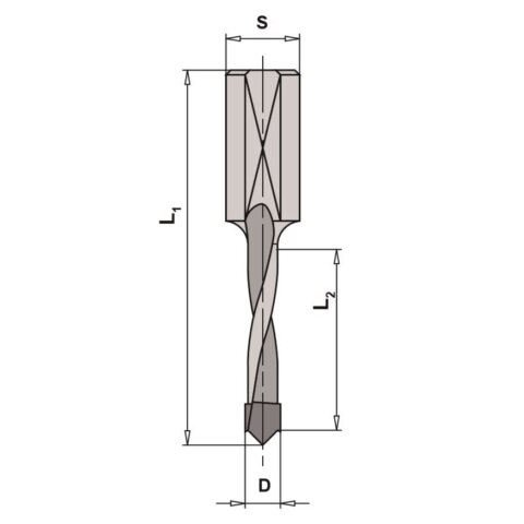 AKE Dübelbohrer 10X35/70 S10X30 Z2 HW R EXTREME - 10158019
