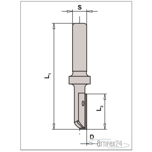 AKE SPANNKEIL für WP-NUTFRÄSER D=10x20 - 10006193