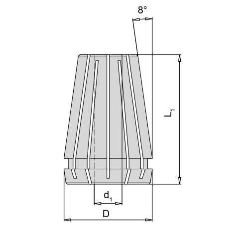 AKE 4mm Präzisionsspannzange 470E/ER32