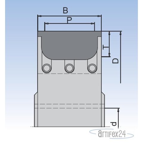AKE Blankett 50x45X2 Z2 d4,1/a34 35&deg; - 10017983