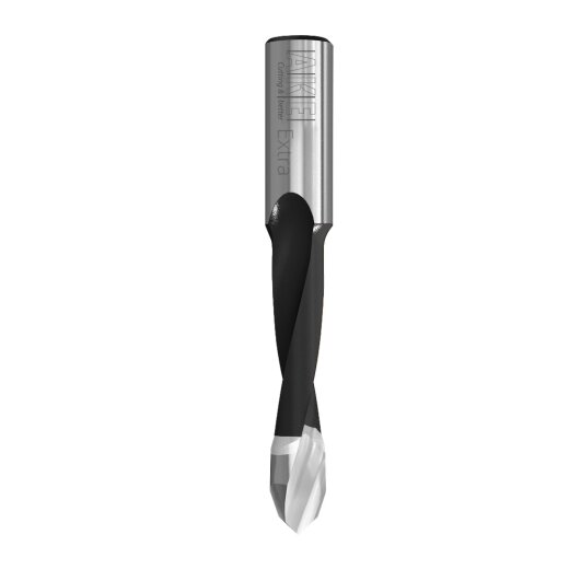 AKE 5mm drill for through hole "Extra" with carbide 60° rooftop 5x35/70mm S10x25 right