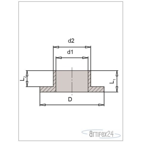 AKE Kragenbüchse D1=59 D2=35 D3=30 GL=20 - 10017296