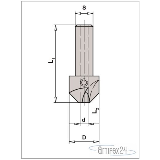 AKE Senker HW 4mm S=10x30mm