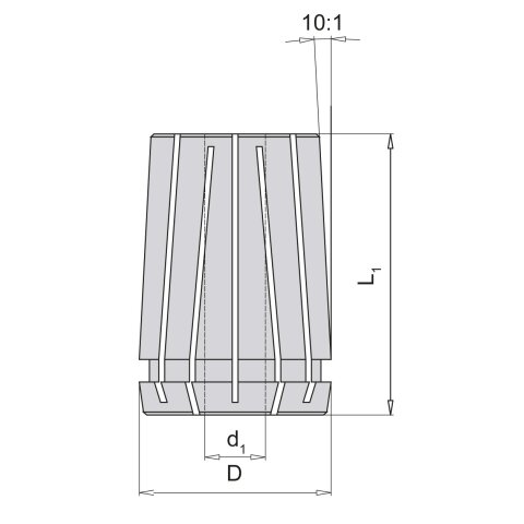 AKE 25,4mm Precision collet 462E/OZ25