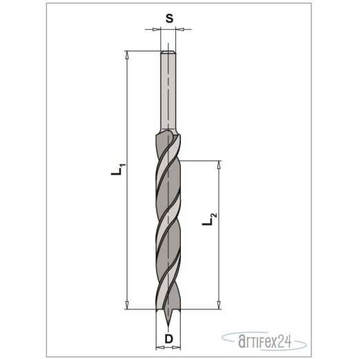 AKE Staketenbohrer HS 16mm