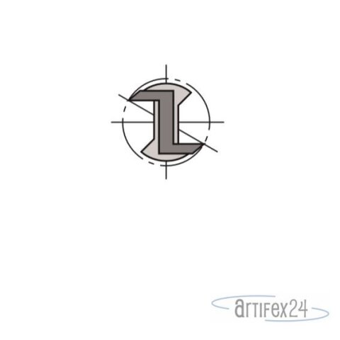 NUTFRÄSER Z2 HW 10x40mm S=10x50mm