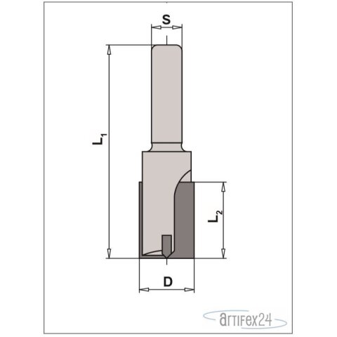 AKE HW Nutfr&auml;ser 20X45/97 S10X35 Z2 HW R - 10003784
