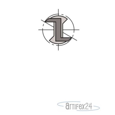 NUTFRÄSER Z2 HW 18x45mm S=12x40mm