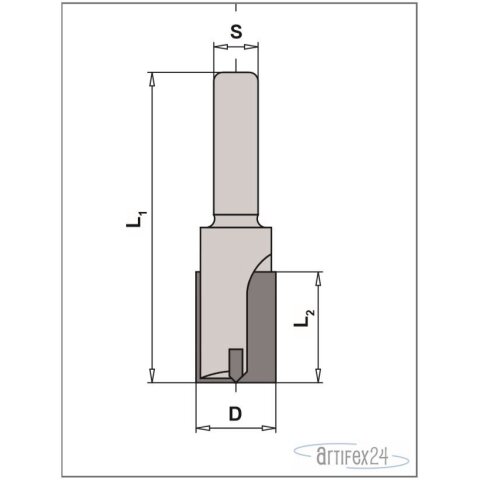 AKE HW Nutfr&auml;ser 20X38/88 S12 Z2 HW R - 10002206