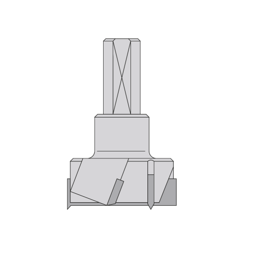 AKE HW Zylinderkopfbohrer 35X55,5 S10 Z3/3 Rechts