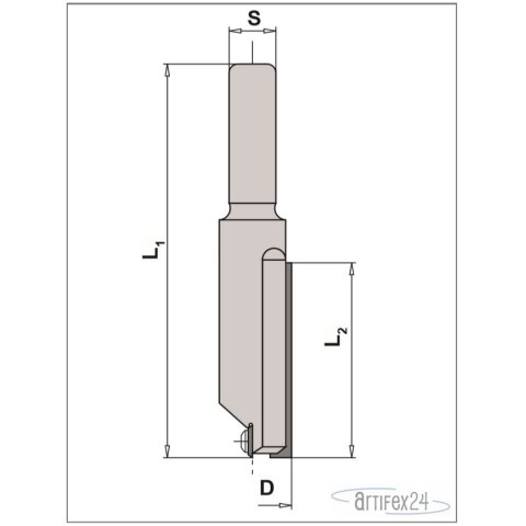 AKE Oberfr&auml;ser WP 16X30/81 S12X40  Z1/1 HW R