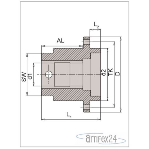 AKE Buchse 115X90X35 - 003300002