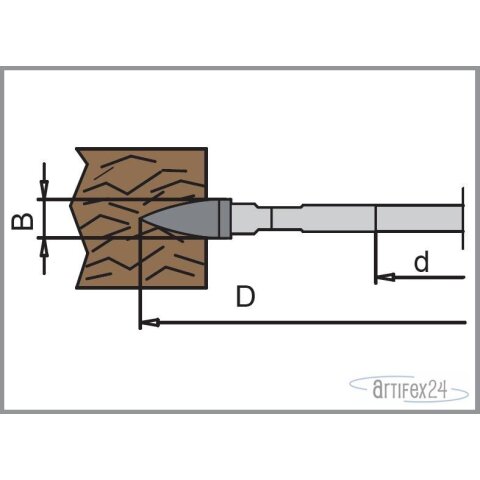 FRS NUT 100X8X22 Z4 HW