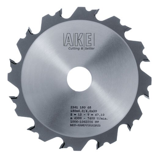 AKE 140mm HW Nutkreissägeblatt "2361" 140x3,00/2,00x30mm Z12 F,SDB