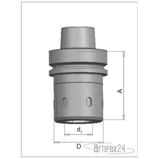 AKE Präzisionsspannzange HP SK30DIN A80 ER32/E470