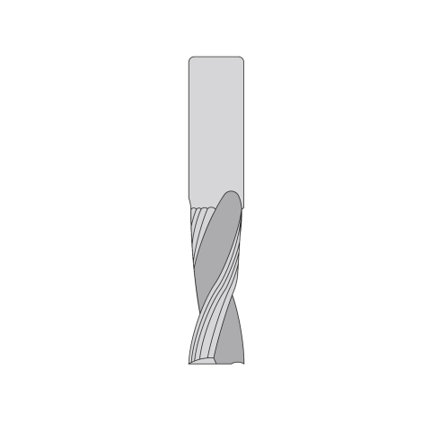 AKE 16mm carbide finishing cutter Z2 positiv 16x55/110mm S16mm right
