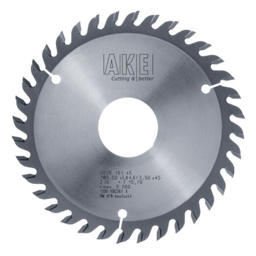 AKE Vorritz Kreissägeblatt HW 125x3,10-4,30/2,80x22mm Z24 Flachzahn konisch