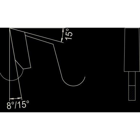 AKE Vorritz Kreissägeblatt HW 127x4,40-5,60/3,40x45mm Z24 Flachzahn konisch