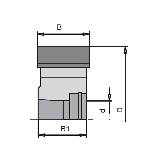 AKE HW Kantenbündigfräser 70X25XHSK25 Z4 HW L - 10025867