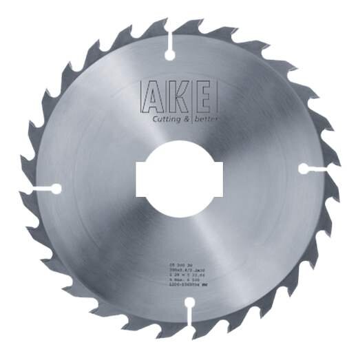 AKE 300mm HW Kreissägeblatt "Längsschnitt" 300x3,40/2,20x80mm Z28 F KN 2/18,5x3,5 mm NL 2/13/100|4/6,6/95|6/5,5/91 mm