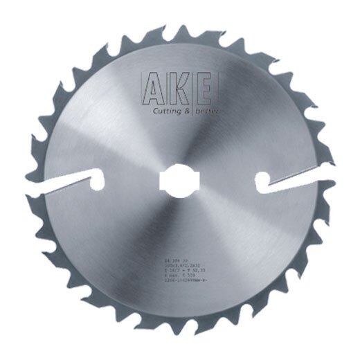 AKE 250mm HW Kreissägeblatt "Mustang Standard" 250x2,60/1,80x80mm Z30+2 F,SDB KN 2/20x5 mm