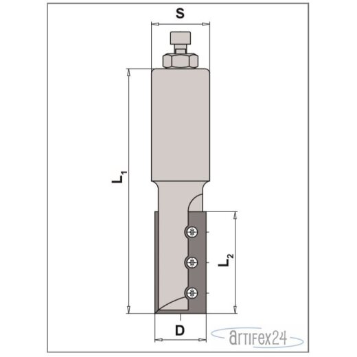 SCHAFTFRÄSER WP 25X50 Z2