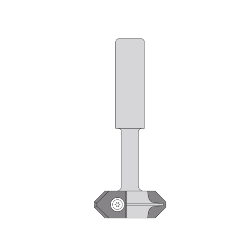 Fasefräser HW-WP Z2 D40 45°
