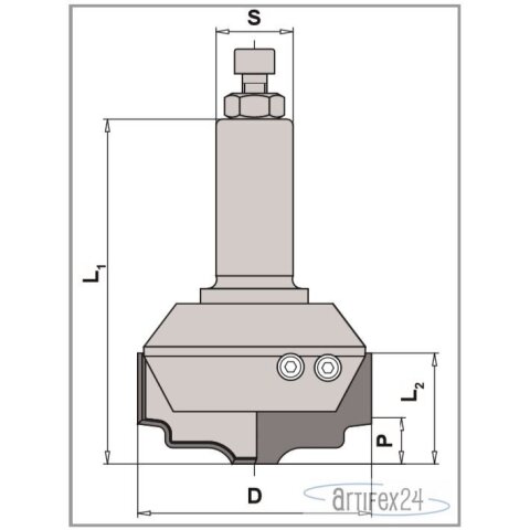 AKE Stirnprofiler HW-WP 60x34 mm