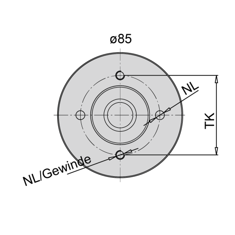 AKE Fräsdorn HSK-85 Powerlock d=50x80mm Weinig/SCM