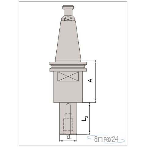 AKE SK 40 Fr&auml;sdorn SPN DOR SK40 30X100 - 10014229