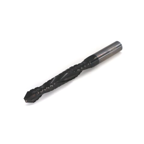 AKE VHW Drücker- und Spionlochfräser 12X4/75/120 S12Z2VHW RLRD PL - 10190171
