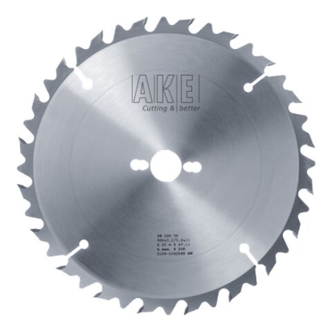 AKE 500mm HW Kreissägeblatt "Längsschnitt" 500x4,40/2,80x30mm Z24 F,SDB NLK