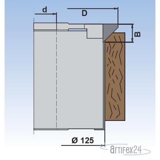 FRS FAS 148X16X40 Z2 45° HS L