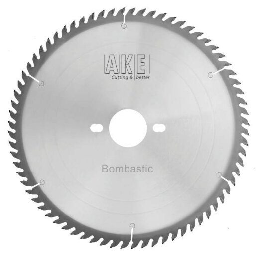 AKE 303mm HW Acrylglas Kreissägeblatt "Bombastic TypC" 303x3,20/2,20x30mm Z60 TT NLK