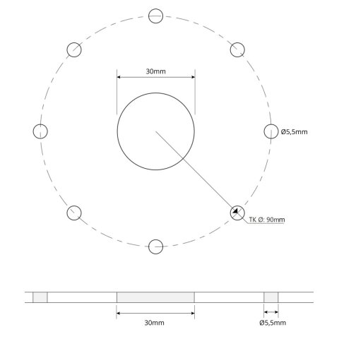 AKE Universal Kreissägeblatt HW 300x3,2/2,2x30mm 72...