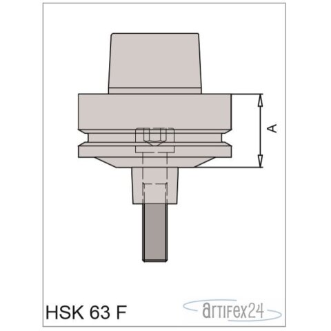 AKE HSK-F 63 Plus Werkzeugaufnahme SPN HSP HSK63F A80,2 -...
