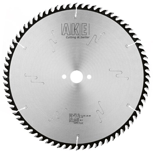 AKE 300mm HW Kreissägeblatt "0224 SuperPlus" 300x4,40/3,00x30mm Z60 FFT NL 2/10/60 mm