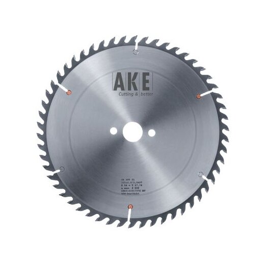 AKE Kreissägeblatt für Holzwerkstoff HW 300x4,40/3,20x60mm Z72 Flach-Trapezzahn