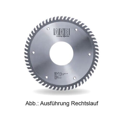 AKE Kreissägeblatt HW 255,00X4,00/2,80X30,000 Z60 RE - 0032.255.82